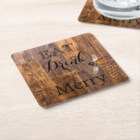 Rustig patroon van houtwaren, kartonnen onderzetters (Schuin)