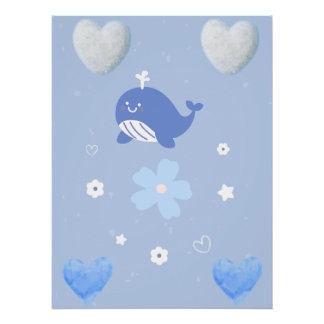 Rustig poster voor de kinderkamer