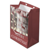 Rustig Prettig Kerstfeest Medium Cadeauzakje (Voorkant Gekanteld)