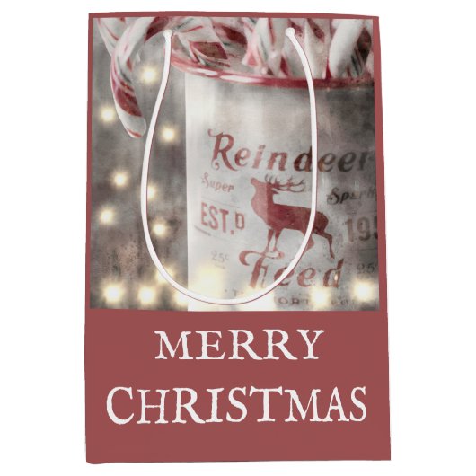 Rustig Prettig Kerstfeest Medium Cadeauzakje (Voorkant)