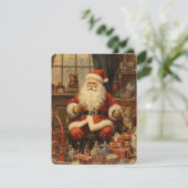 Rustig Prettig Kerstfeest Met Sinterklaas Feestdagenkaart (Staand voorkant)