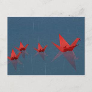 Rustig regenachtig dag Briefkaart