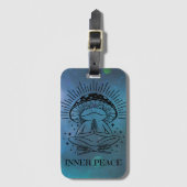 Rustig reizen bagagelabel (Voorkant (verticaal))