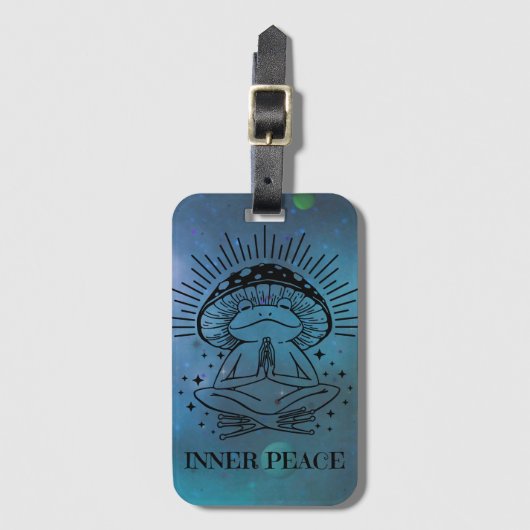 Rustig reizen bagagelabel (Voorkant (verticaal))