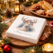 Rustig Rendier Kerstmis, op maat Servet