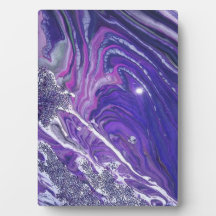 Rustig Rivier Acryl Giet Schilderij Plaque