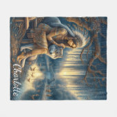 Rustig riviermoment met een wolf fleece deken (Voorkant (Horizontaal))