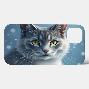 Rustig Russisch Blauw Portret met Zachte Blues Case-Mate iPhone Case