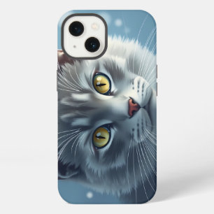 Rustig Russisch Blauw Portret met Zachte Blues iPhone 13 Hoesje