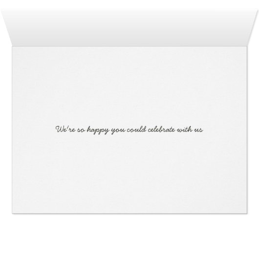 Rustig rustiek meer evergreens bruiloft dank u (Binnen Horizontaal (Onder))