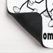 Rustig, rustig aan! muismat (Hoek)