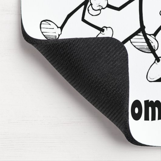 Rustig, rustig aan! muismat (Hoek)