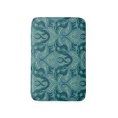 Rustig Safari wandtapijtpatroon - de witte lotus Badmat (Voorkant Verticaal)