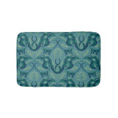 Rustig Safari wandtapijtpatroon - de witte lotus Badmat (Voorkant)