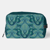 Rustig Safari wandtapijtpatroon - de witte lotus Toilettasje (Achterkant)