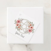 Rustig Sage Bloemen Pentakel Bedankjes Labels (In situ)