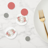 Rustig Sage Bloemen Pentakel Confetti (Groep)