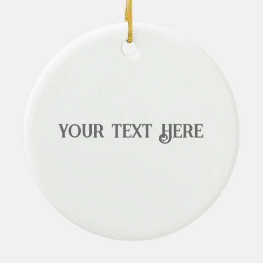 Rustig Sage Bloemen Pentakel Keramisch Ornament (Achterkant)