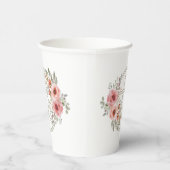 Rustig Sage Bloemen Pentakel Papieren Bekers (Rechts)