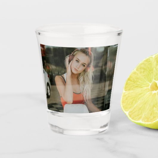 RUSTIG! Shot Glass - Gepersonaliseerd - Voeg je Af Glas (Voorkant)