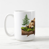 Rustig Slapen Beer Rustiek Woodland Koffiemok (Links)