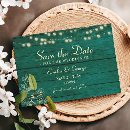 Rustig Smaragdgroen Trouw Save The Date