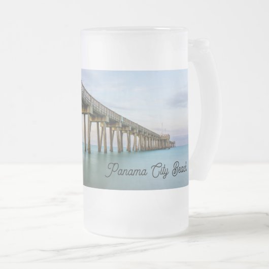Rustig smaragdwater Panama City Beach Matglas Bierpul (Voorkant rechts)