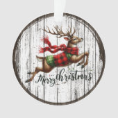 Rustig springend rendier ornament (voorkant)