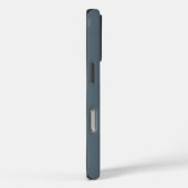 Rustig Stofblauw Aquarel Minimalistisch Modern Case-Mate iPhone Case (Achterkant / Rechts)
