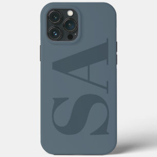 Rustig Stofblauw Watercolor Minimalistisch Hedenda Case-Mate iPhone Case