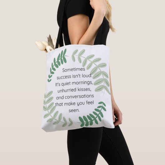 Rustig succes tote bag (Dichtbij)