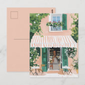 Rustig terras in Rome Briefkaart (Voorkant / Achterkant)