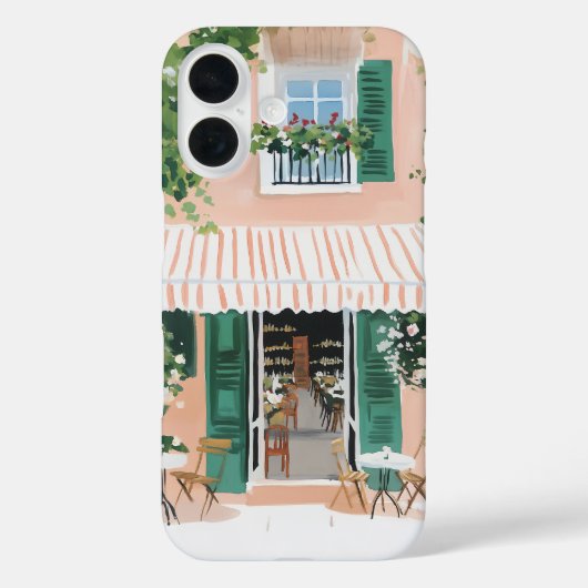 Rustig terras in Rome Case-Mate iPhone Case (Achterkant)
