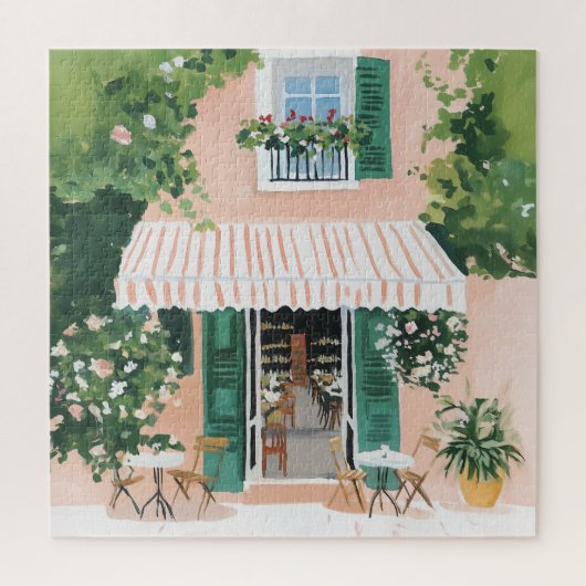 Rustig terras in Rome Legpuzzel (Verticaal)