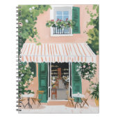 Rustig terras in Rome Notitieboek (Voorkant)