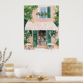 Rustig terras in Rome Poster (Keuken)