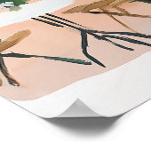 Rustig terras in Rome Poster (Hoek)