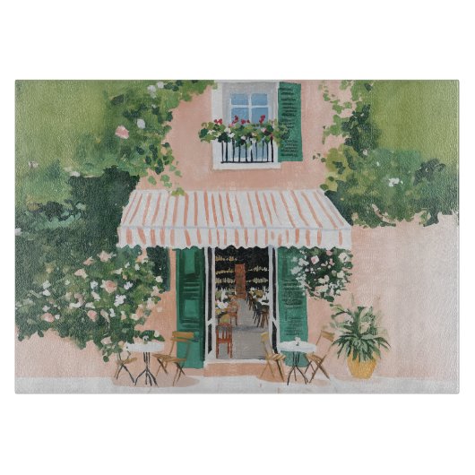 Rustig terras in Rome Snijplank (Voorkant)