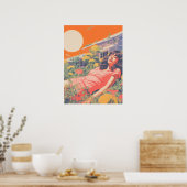 rustig toevluchtsoord poster (Keuken)