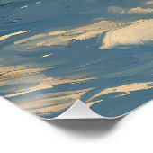 Rustig tropisch strand met turquoise wateren perfect poster (Hoek)