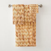 rustig tropisch strand woven wicker bad handdoek (Insitu)