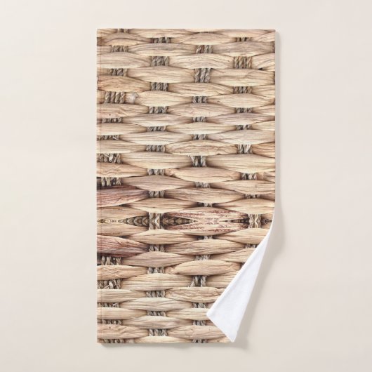 rustig tropisch strand woven wicker bad handdoek (Handdoek)
