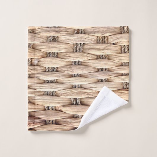 rustig tropisch strand woven wicker bad handdoek (Wasdoekje)