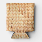 rustig tropisch strand woven wicker blikjeskoeler (Voorkant)