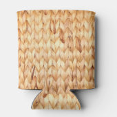 rustig tropisch strand woven wicker blikjeskoeler (Achterkant)