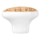 rustig tropisch strand woven wicker keramische knop (Zijkant)