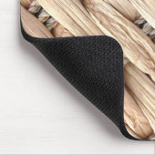 rustig tropisch strand woven wicker muismat (Hoek)