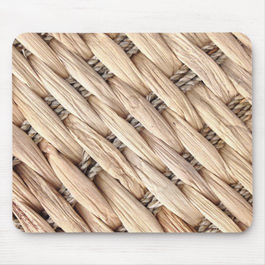 rustig tropisch strand woven wicker muismat (Voorkant)