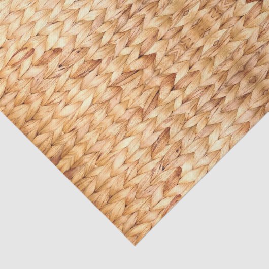 rustig tropisch strand woven wicker tissuepapier (Detail)