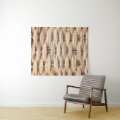 rustig tropisch strand woven wicker wandkleed (In Situ (horizontaal))